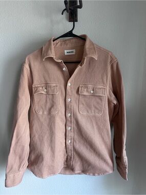 Taylor Stitch salmon corduroy shirt